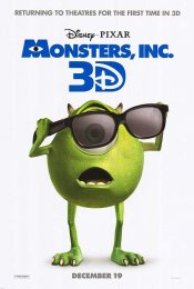 Monsters, Inc. 3D Movie Poster