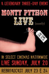 Monty Python Live Movie Poster