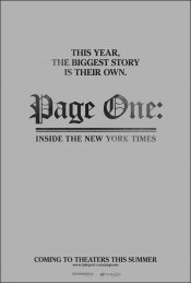 Page One: A Year Inside the New York Times Poster