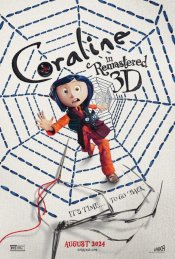 Coraline (15th Anniversary re-release) Movie Poster