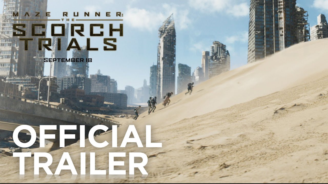 Featuring Maze Runner: The Scorch Trials (2015) theatrical trailer