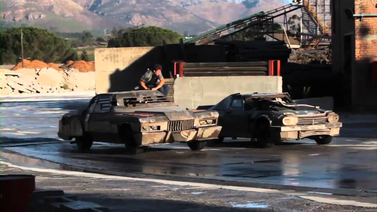 Featuring Death Race 2 (2011) behind the scenes: stunts