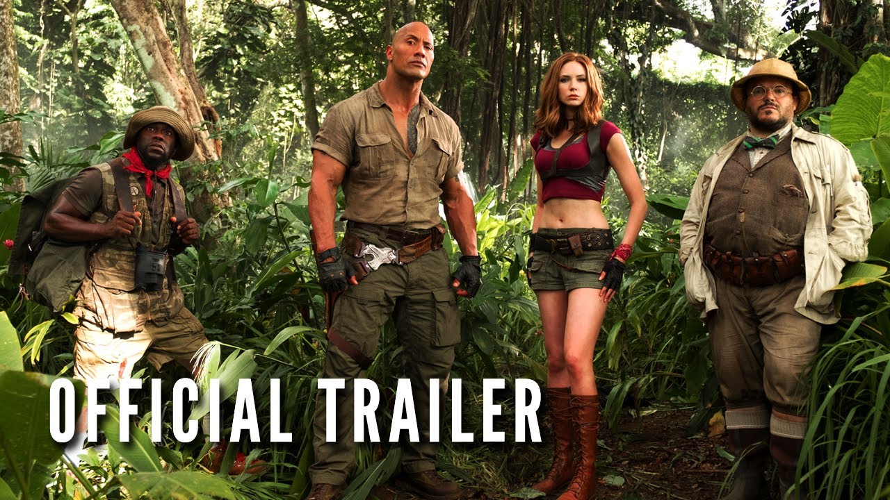 Featuring Jumanji: Welcome to the Jungle (2017) theatrical trailer