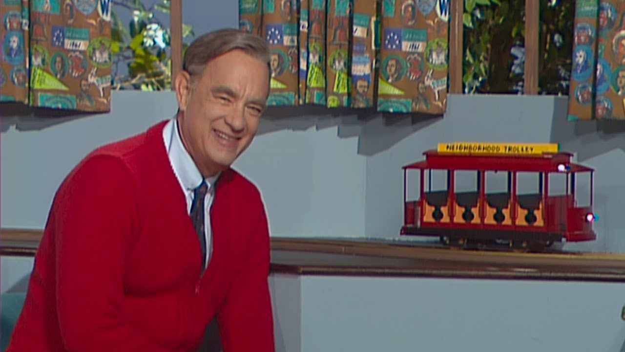 A Beautiful Day in the Neighborhood Vignette - Who is Mister Rogers? Clip Image