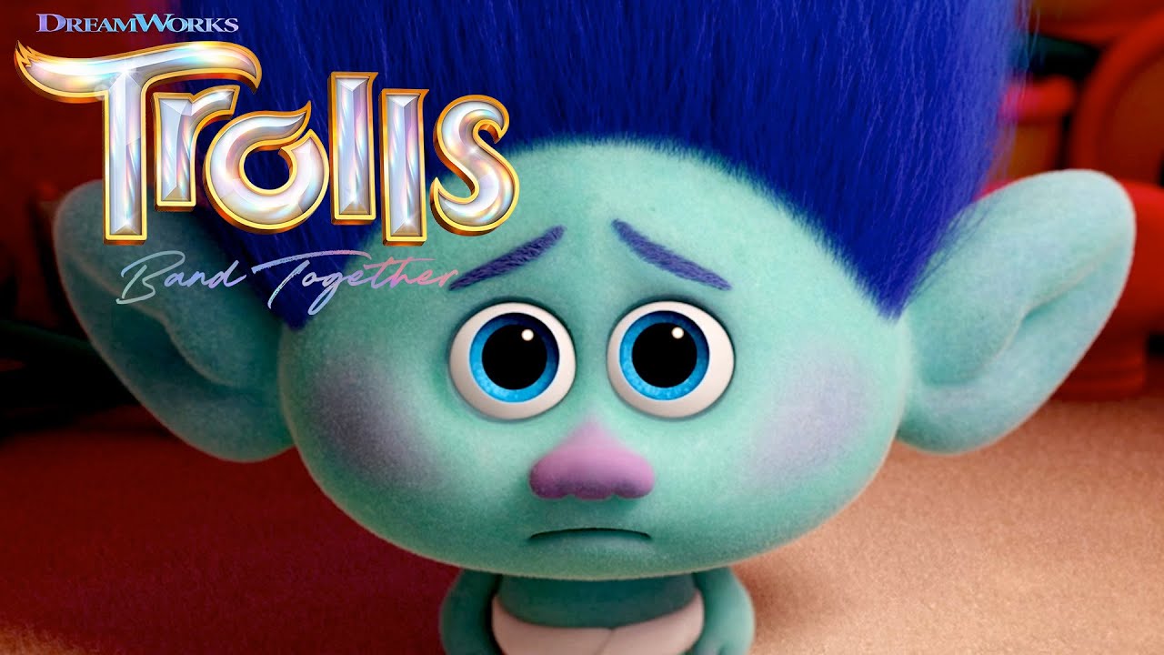 Trolls Band Together Baby Branch's Boy Band Origin Story Clip Image