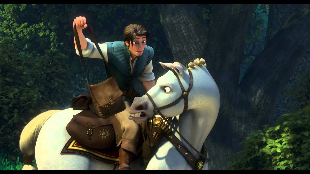 Featuring Tangled (2010) video clip: 'horsing around'