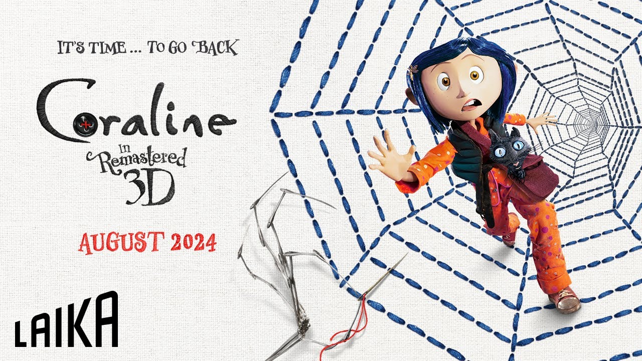 Featuring Coraline (15th Anniversary re-release) (2009) official trailer