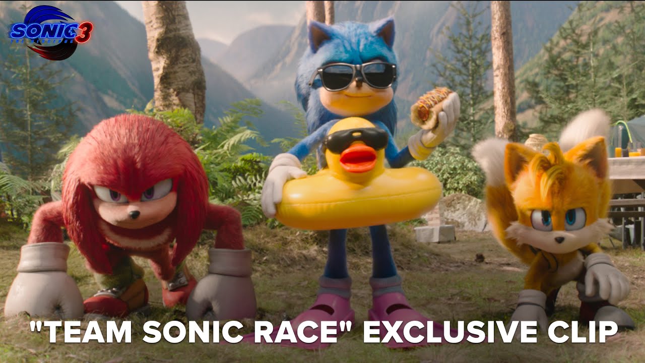 Sonic the Hedgehog 3 "Team Sonic Race" Exclusive Clip Clip Image