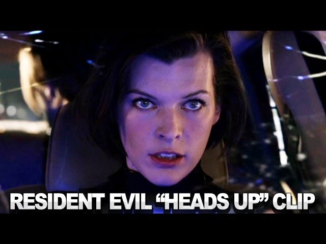 Featuring Resident Evil: Retribution (2012) video clip: 'heads up'