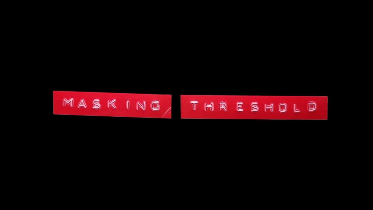 Masking Threshold Official Trailer Clip Image