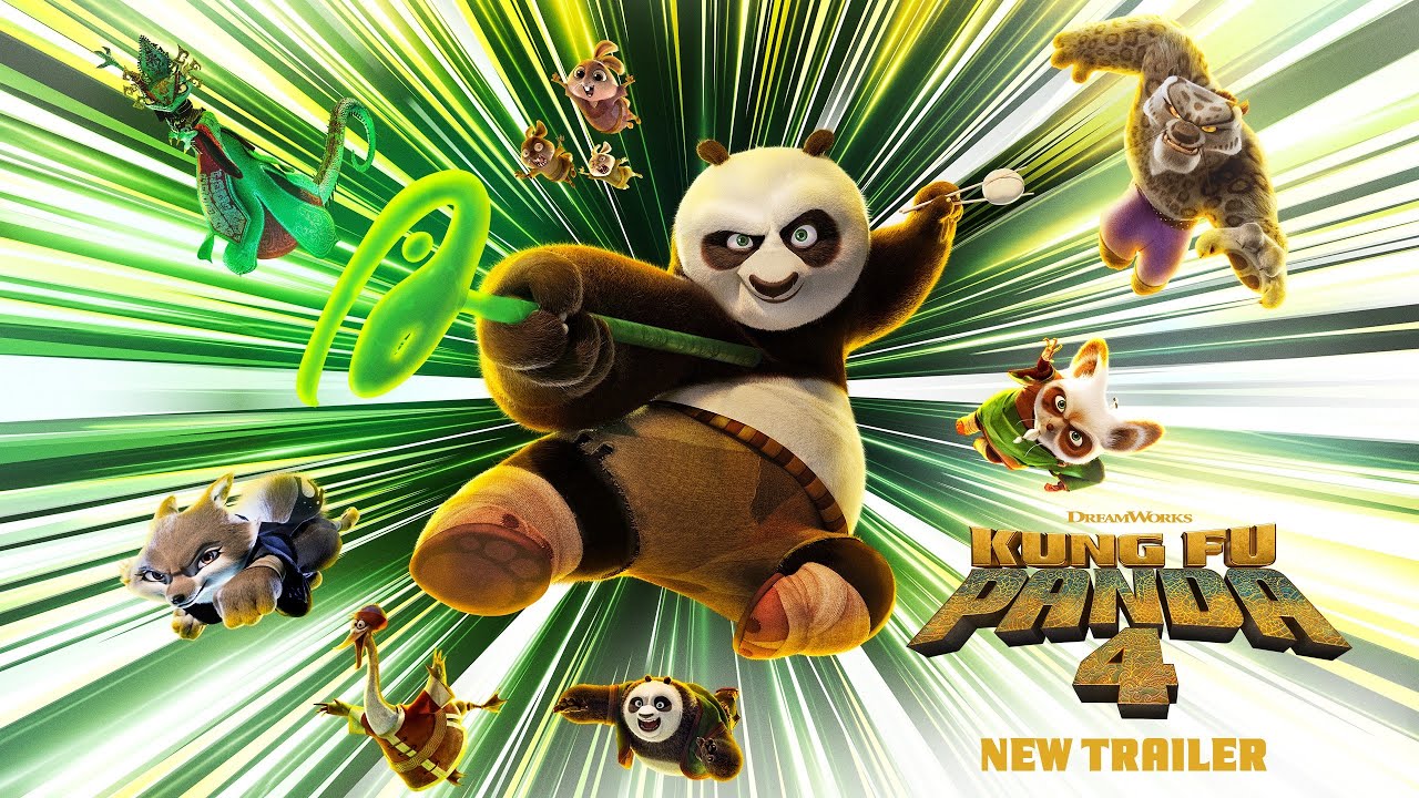 Featuring Kung Fu Panda 4 (2024) official trailer