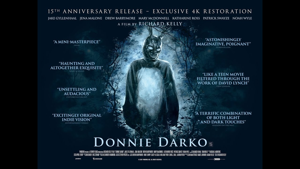 Featuring Donnie Darko (2004) 4k re-release trailer