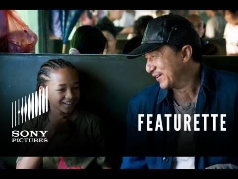 Featuring The Karate Kid (2010) behind-the-scenes featurette