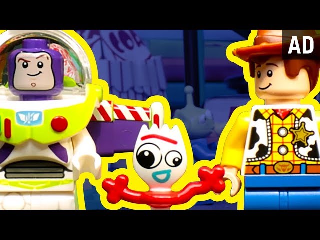 Featuring Toy Story 4 (2019) forky’s rescue – as told with lego bricks