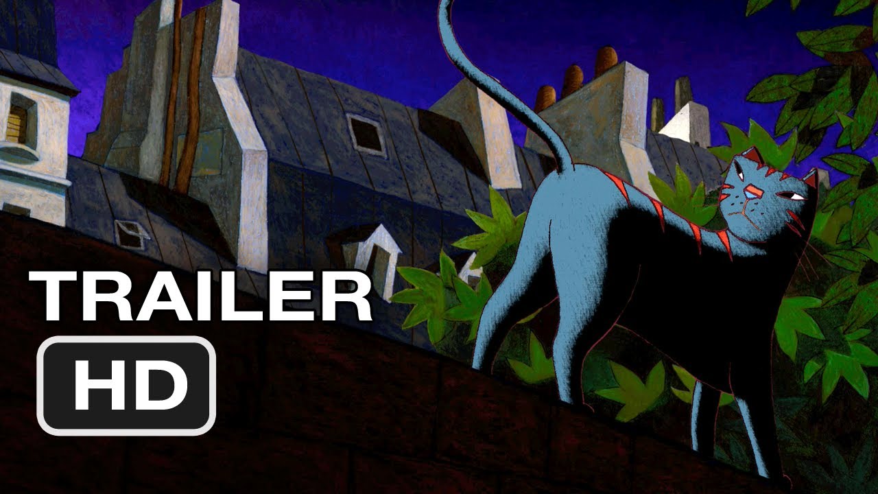 Featuring A Cat in Paris (2012) theatrical trailer