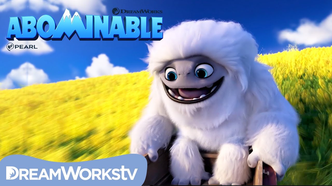 Featuring Abominable (2019) clip - flower surfing to safety